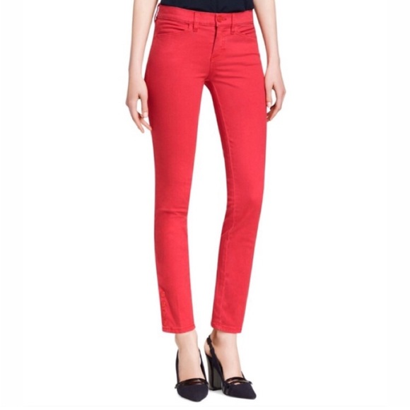 Tory Burch Denim - Tory Burch Emmy Ankle Skinny Jeans in Ruby Red, size 24